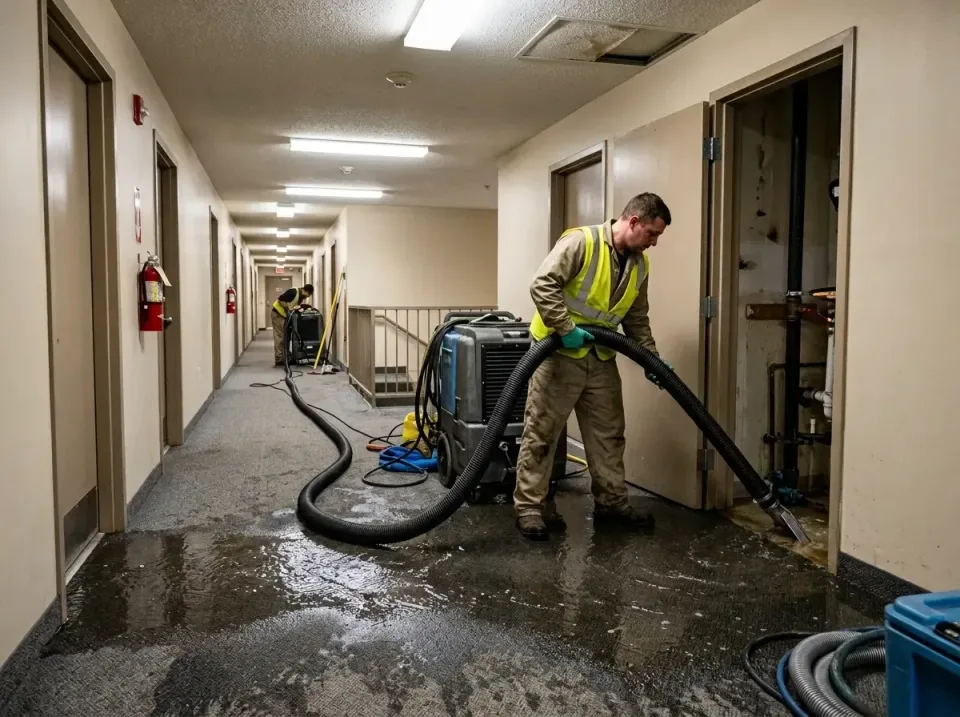 multi-unit-apartment-hallway-f-005 — frequently asked questions, Emergency Burst Pipe Water Extraction & Removal in Orchards…